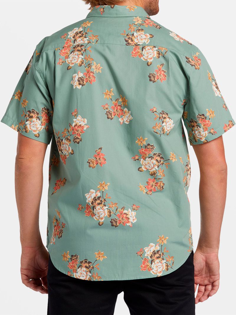 Camisa-Manga-Corta-Hombre-Sundays-Verde-Billabong