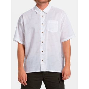 Camisa Manga Corta Hombre Script Print Blanca Billabong