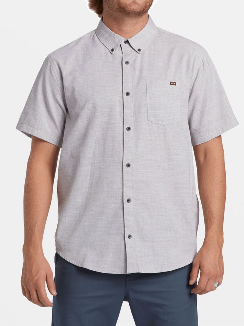 Camisa Manga Corta Hombre All Day Gris Billabong