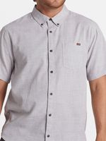 Camisa Manga Corta Hombre All Day Gris Billabong