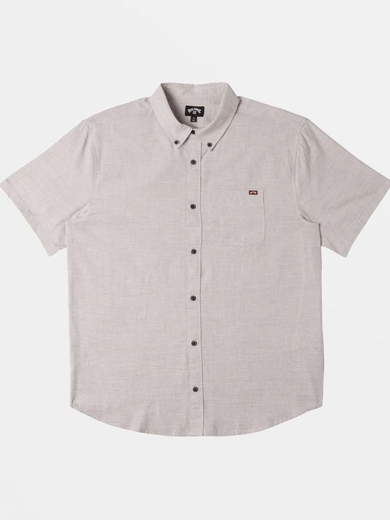 Camisa Manga Corta Hombre All Day Gris Billabong