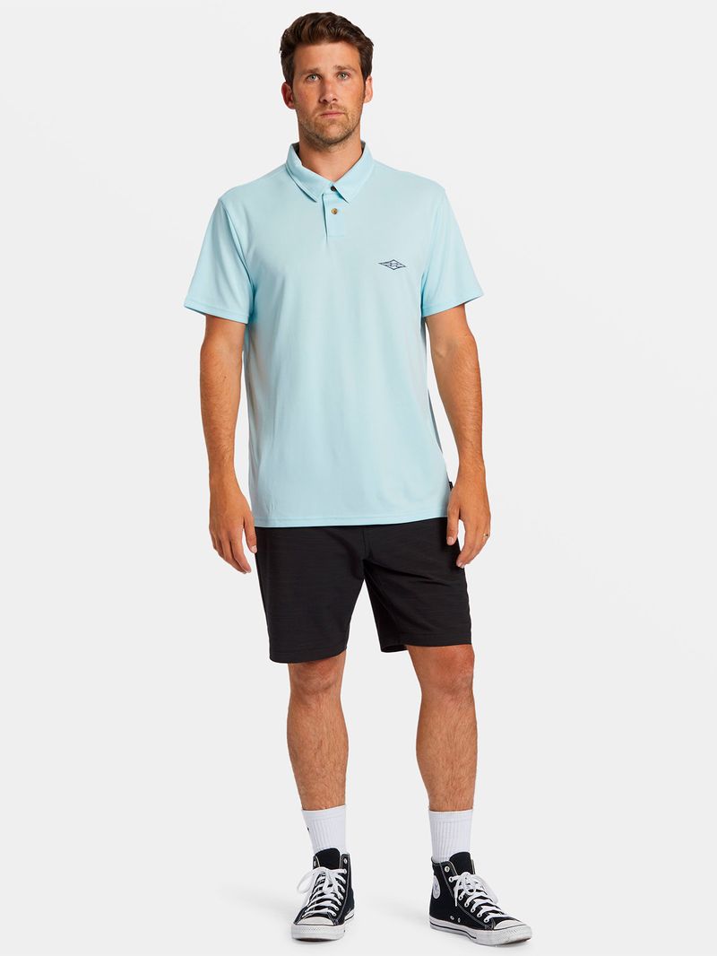 Polera Hombre Polo Offshore Celeste Billabong