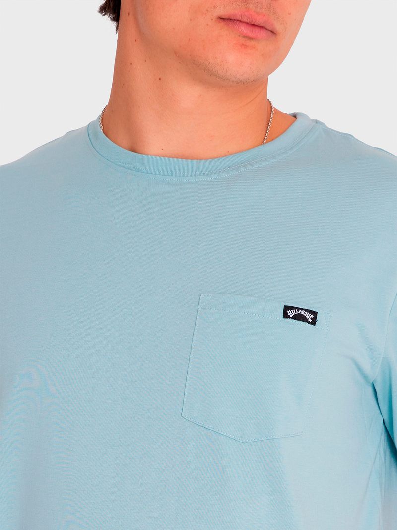 Polera-Hombre-Essential-Pocket-Celeste-Billabong