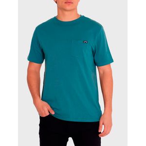 Polera Manga Corta Hombre Essential Pocket Verde Billabong