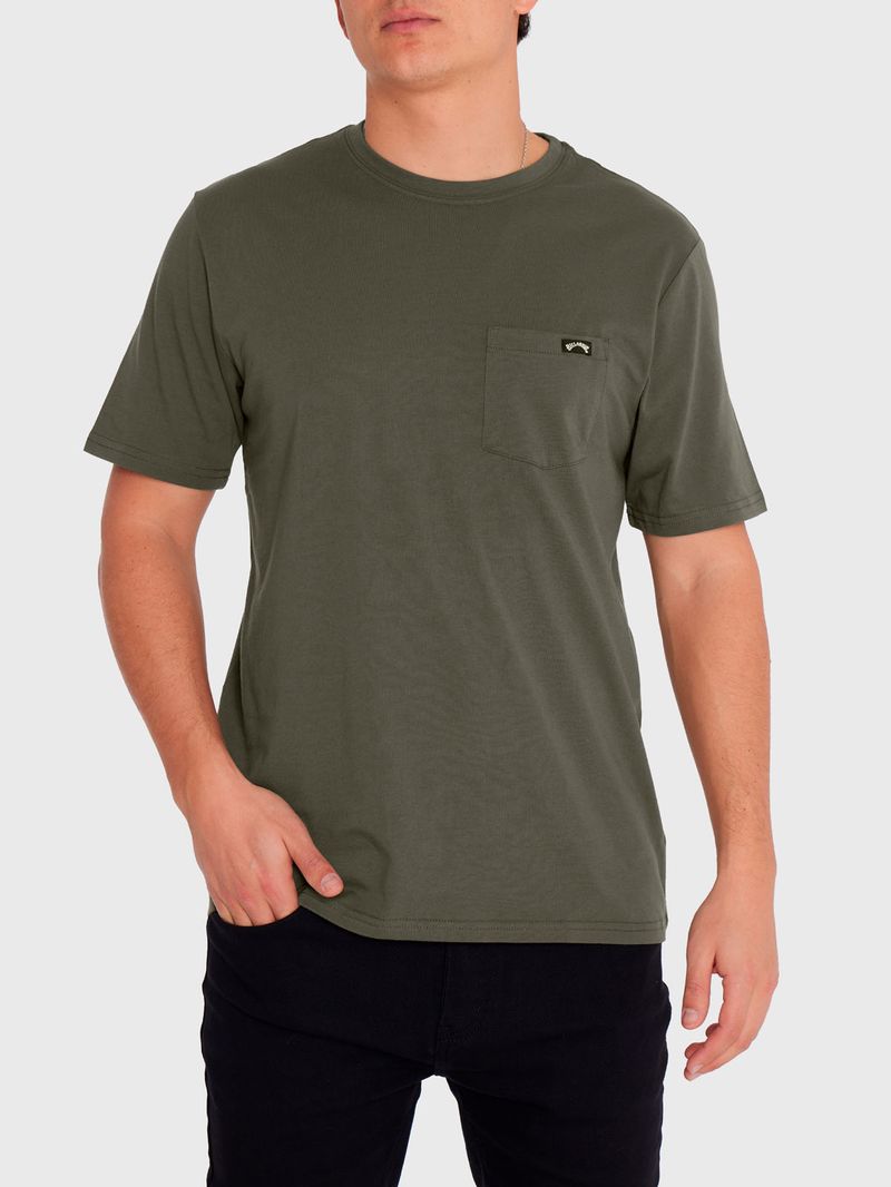 Polera-Hombre-Essential-Pocket-Verde-Billabong