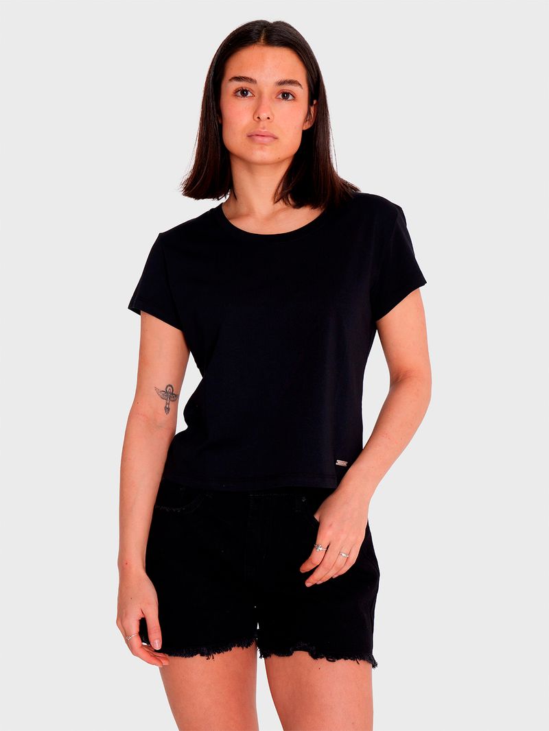 Polera-Mujer-Essential-Crop-Negra-Billabong