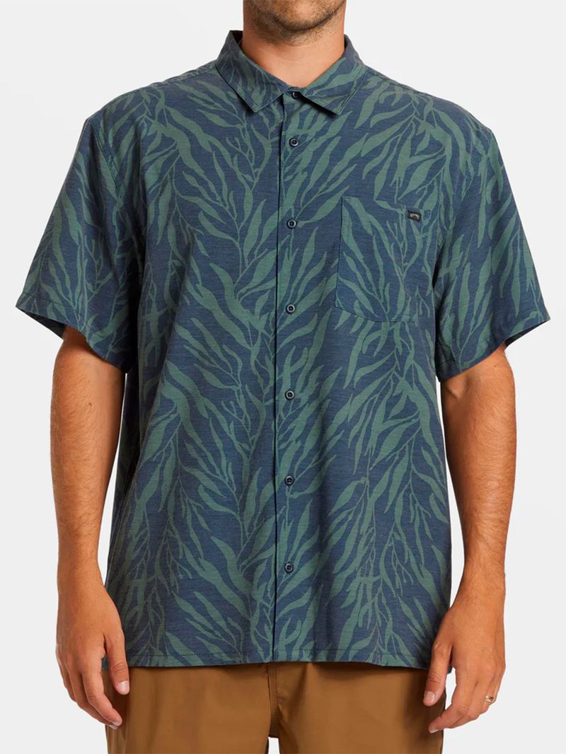 Camisa-Manga-Corta-Hombre-Surftrek-Azul-Billabong