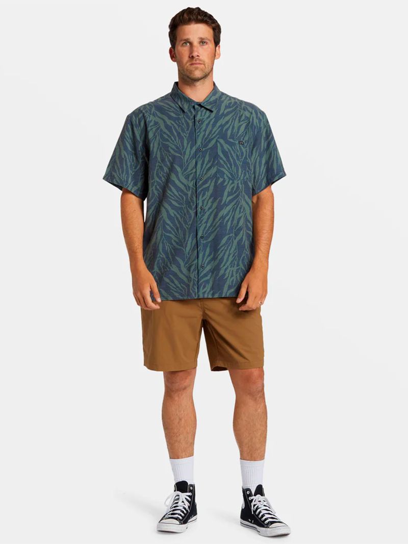 Camisa-Manga-Corta-Hombre-Surftrek-Azul-Billabong
