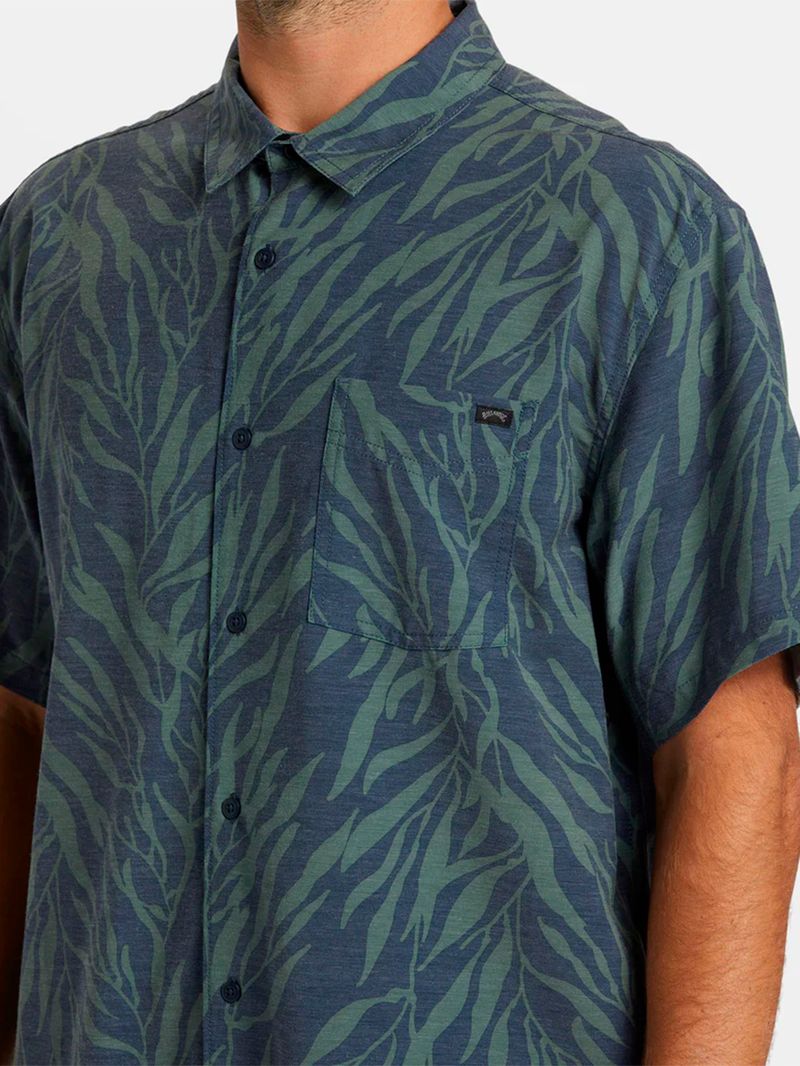 Camisa-Manga-Corta-Hombre-Surftrek-Azul-Billabong