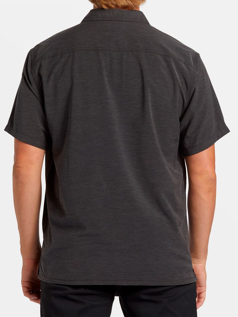 Camisa-Manga-Corta-Hombre-Surftrek-Negra-Billabong