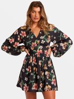 Vestido-Night-bloom-mini-Negro-Billabong