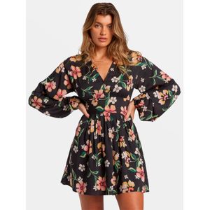 VESTIDO NIGHT BLOOM MINI NEGRO BILLABONG