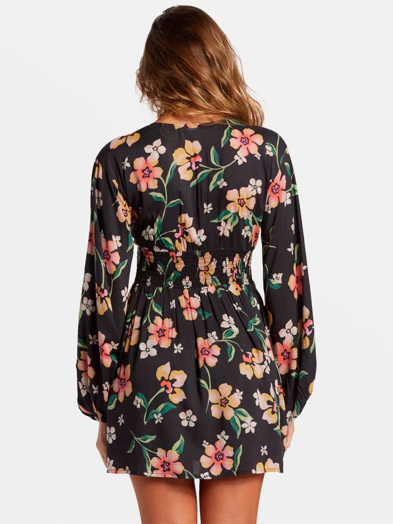 Vestido-Night-bloom-mini-Negro-Billabong