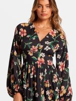 Vestido-Night-bloom-mini-Negro-Billabong