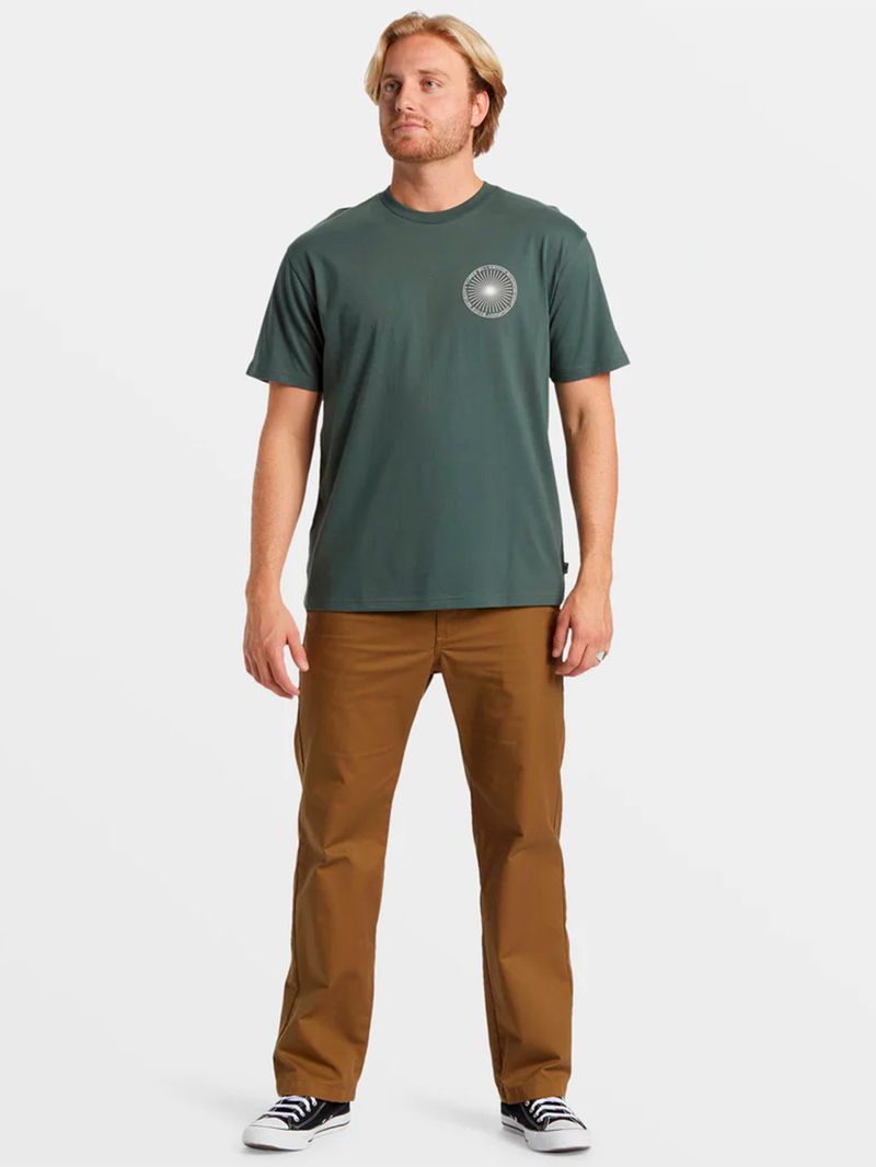 Polera Hombre Swivel Verde Billabong