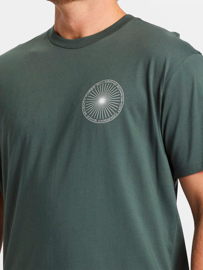 Polera Hombre Swivel Verde Billabong