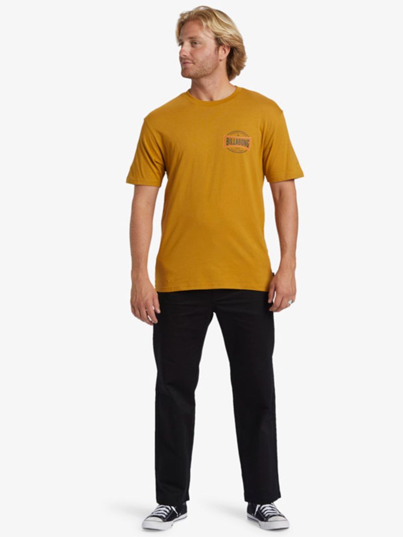 Polera-Hombre-Walled-Amarilla-Billabong