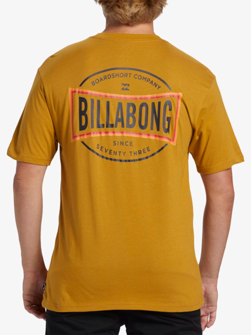 Polera-Hombre-Walled-Amarilla-Billabong