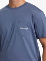 Polera-Hombre-Funghi-pocket-Azul-Billabong
