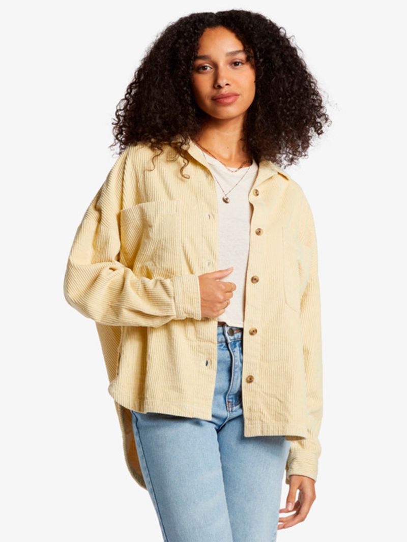 Blusa Manga Larga Mujer Stoked On You Amarilla Billabong