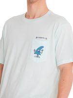 POLERA HOMBRE FUNGHI POCKET CELESTE BILLABONG