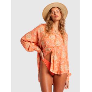 Blusa Manga Larga Mujer Dream Space Naranja Billabong