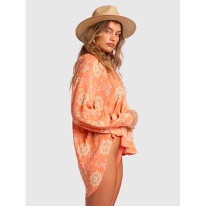 Blusa Manga Larga Mujer Dream Space Naranja Billabong
