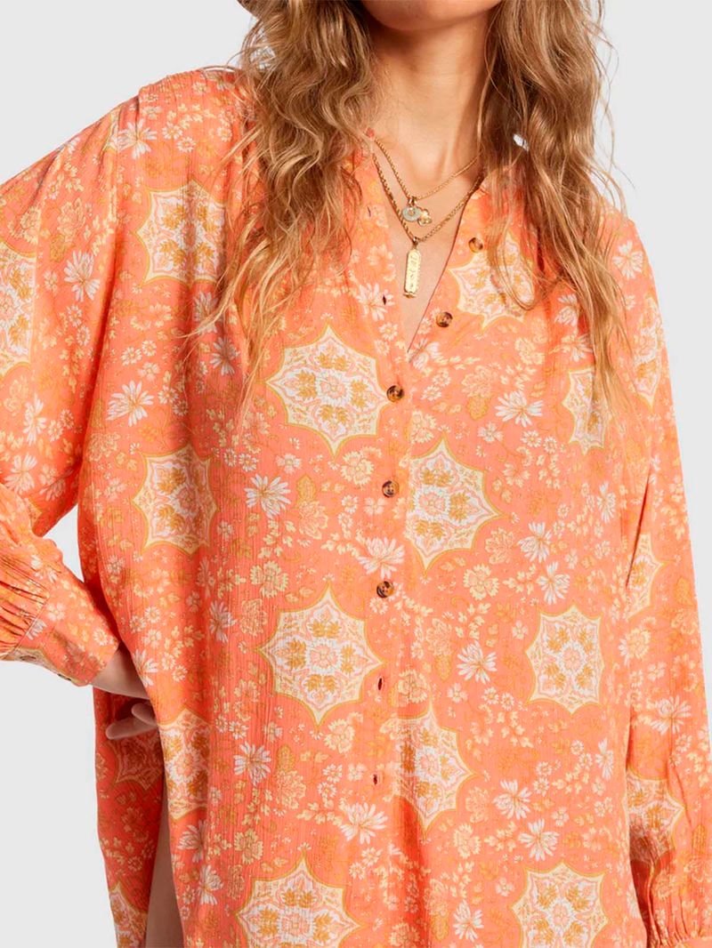 Blusa-Manga-Larga-Mujer-Dream-Space-Naranja-Billabong