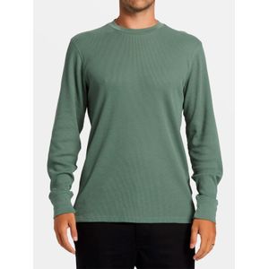 Polera Manga Larga Hombre Essential Thermal Verde Billabong