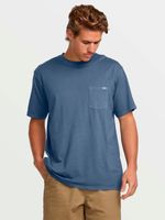 Polera Manga Corta Hombre Essential Premium Azul Billabong