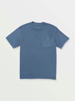 Polera Manga Corta Hombre Essential Premium Azul Billabong