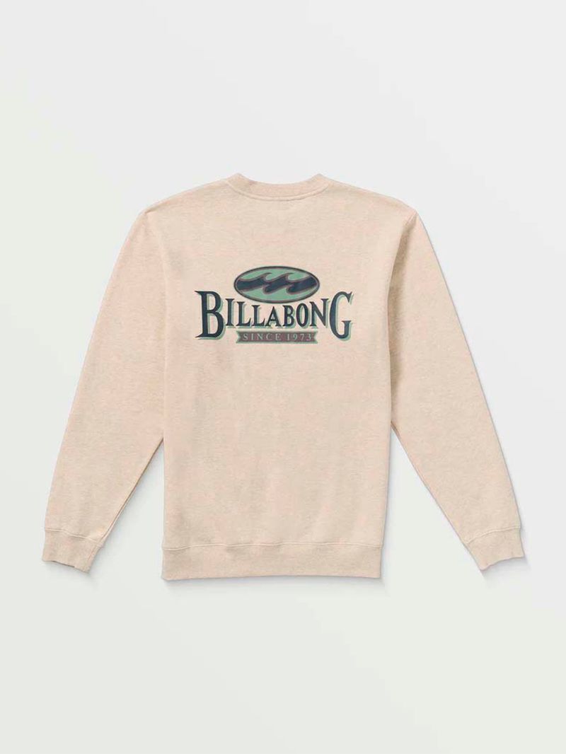 Poleron Hombre Short Sands Crew Beige Billabong