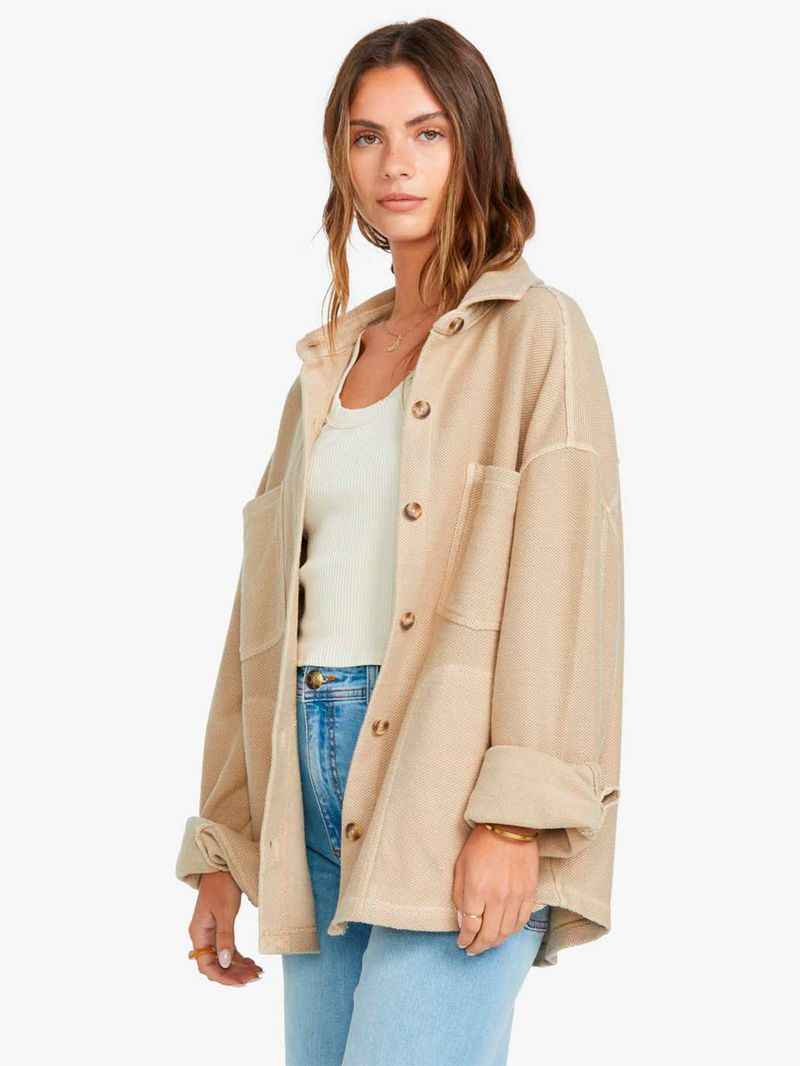 Chaqueta Mujer Everytime Beige Billabong
