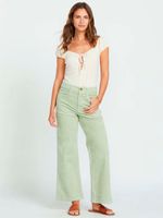 Pantalon-Mujer-Be-Free-Cotele-Verde-Billabong