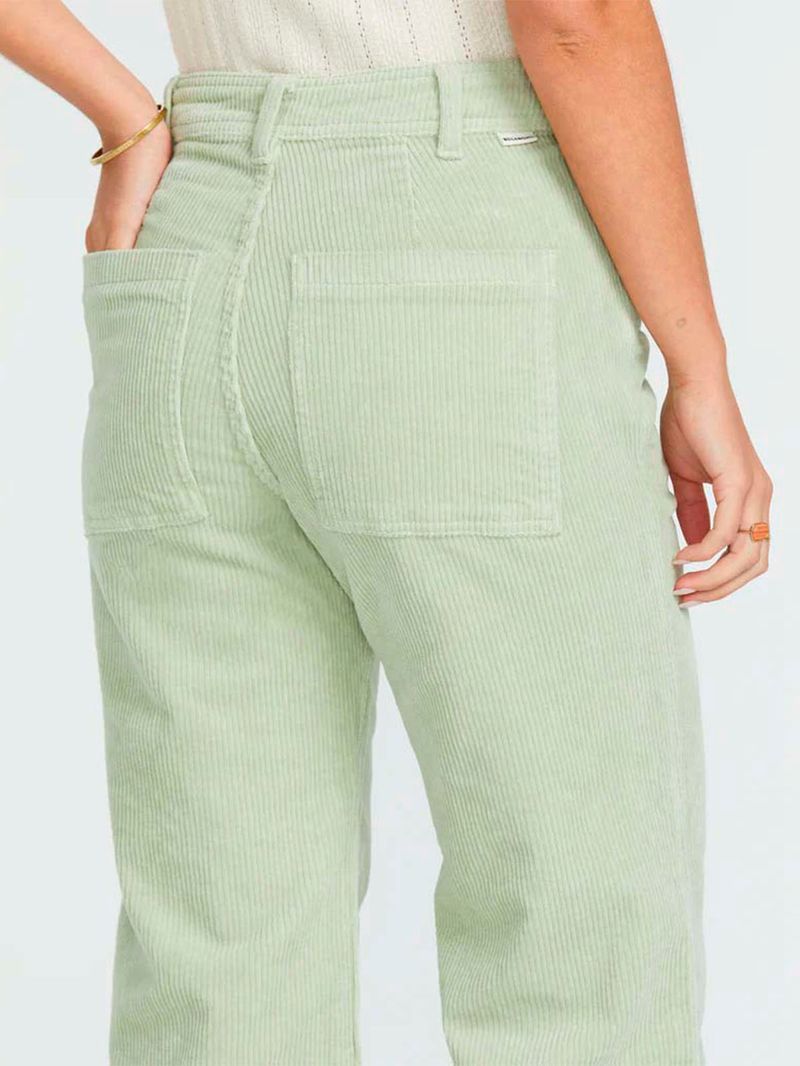 Pantalon-Mujer-Be-Free-Cotele-Verde-Billabong