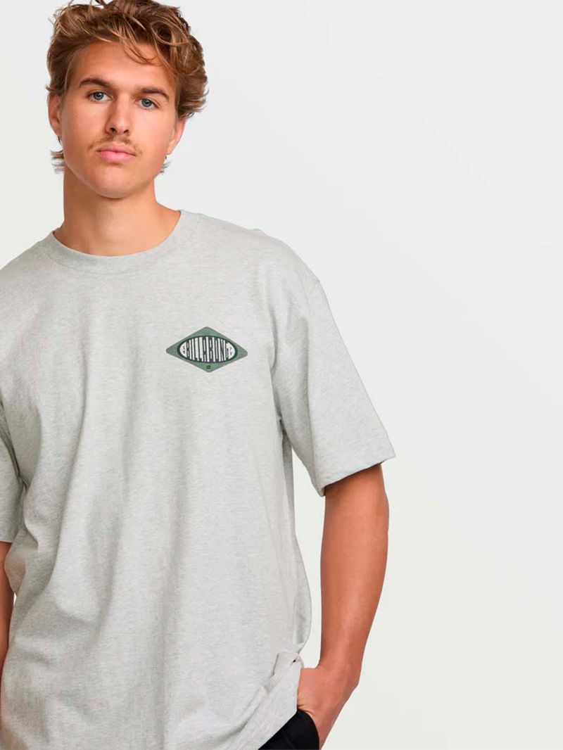 Polera-Manga-Corta-Hombre-Walled-Regular-Gris-Billabong