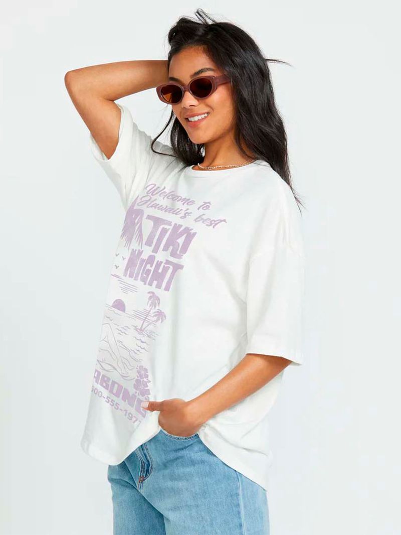 Polera-Manga-Corta-Mujer-High-On-Life-Blanca-Billabong