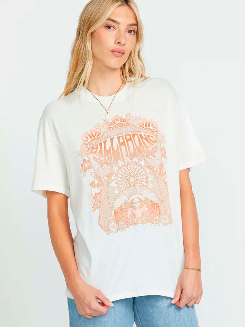 Polera Mujer Waves Of Change Blanca Billabong