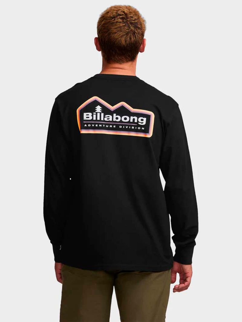 Polera M/L Hombre A/Div Negro Billabong