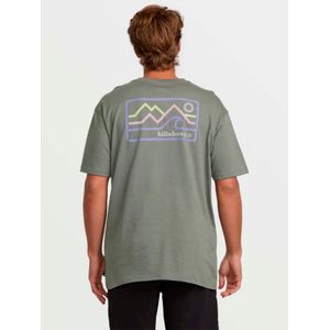 Polera Manga Corta Hombre Range A/Div Gris Billabong