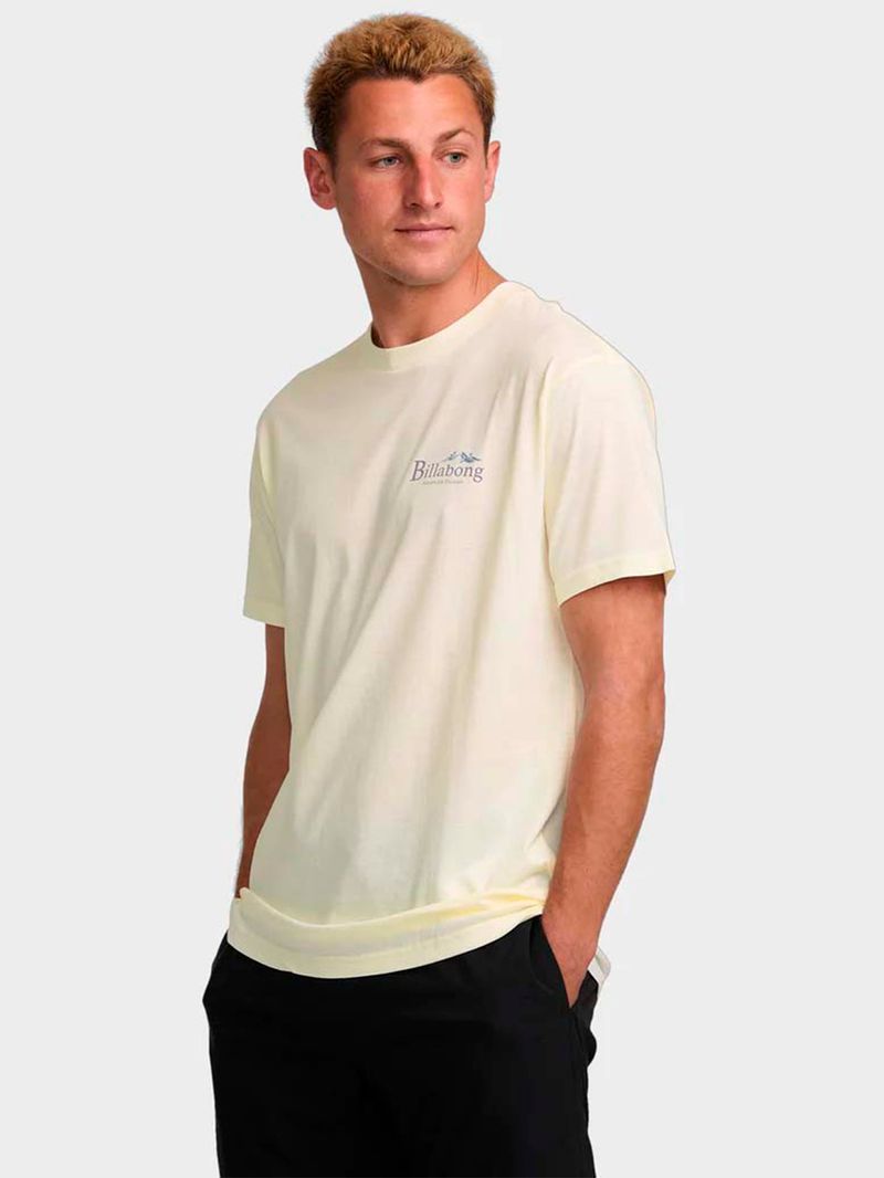 Polera M/C Hombre A/Div Blanco Billabong
