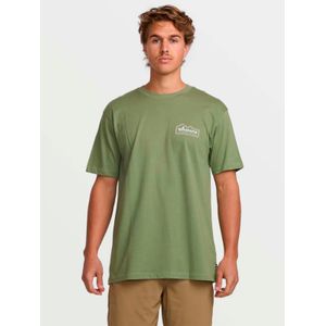 Polera Manga Corta Hombre Range A/Div Verde Billabong