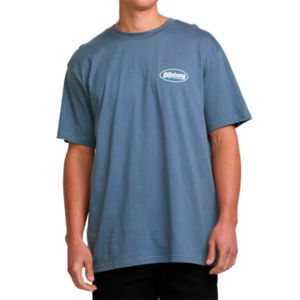 Polera Manga Corta Hombre Runner Premium Azul Billabong