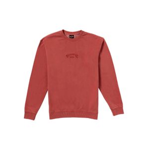 Poleron Hombre Wave Washed Crew Rojo Billabong