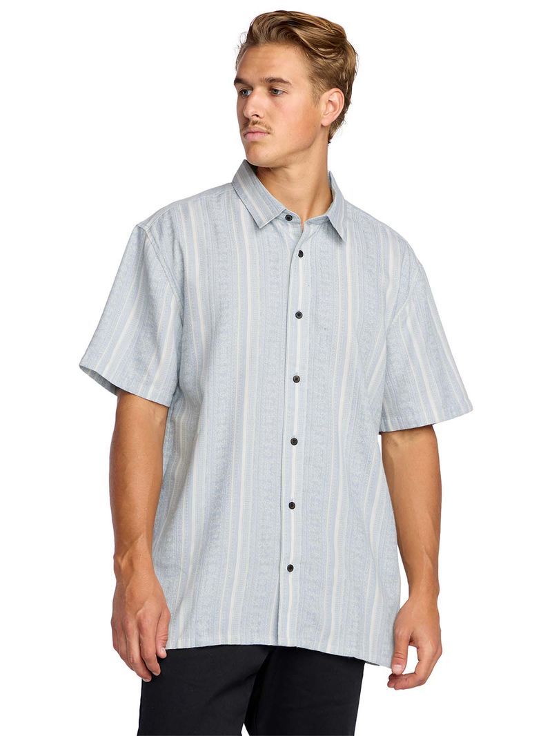 Camisa m/c Hombre Sunshines garage Azul Billabong