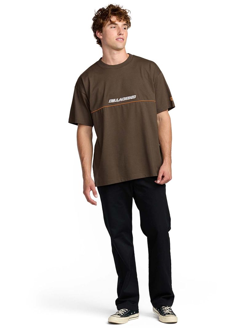 Polera m/c Hombre Spec 73 legacy Café Billabong