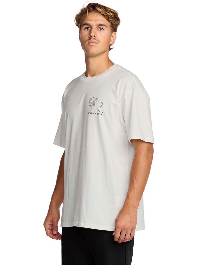 Polera m/c Hombre Scenes regular Blanco Billabong