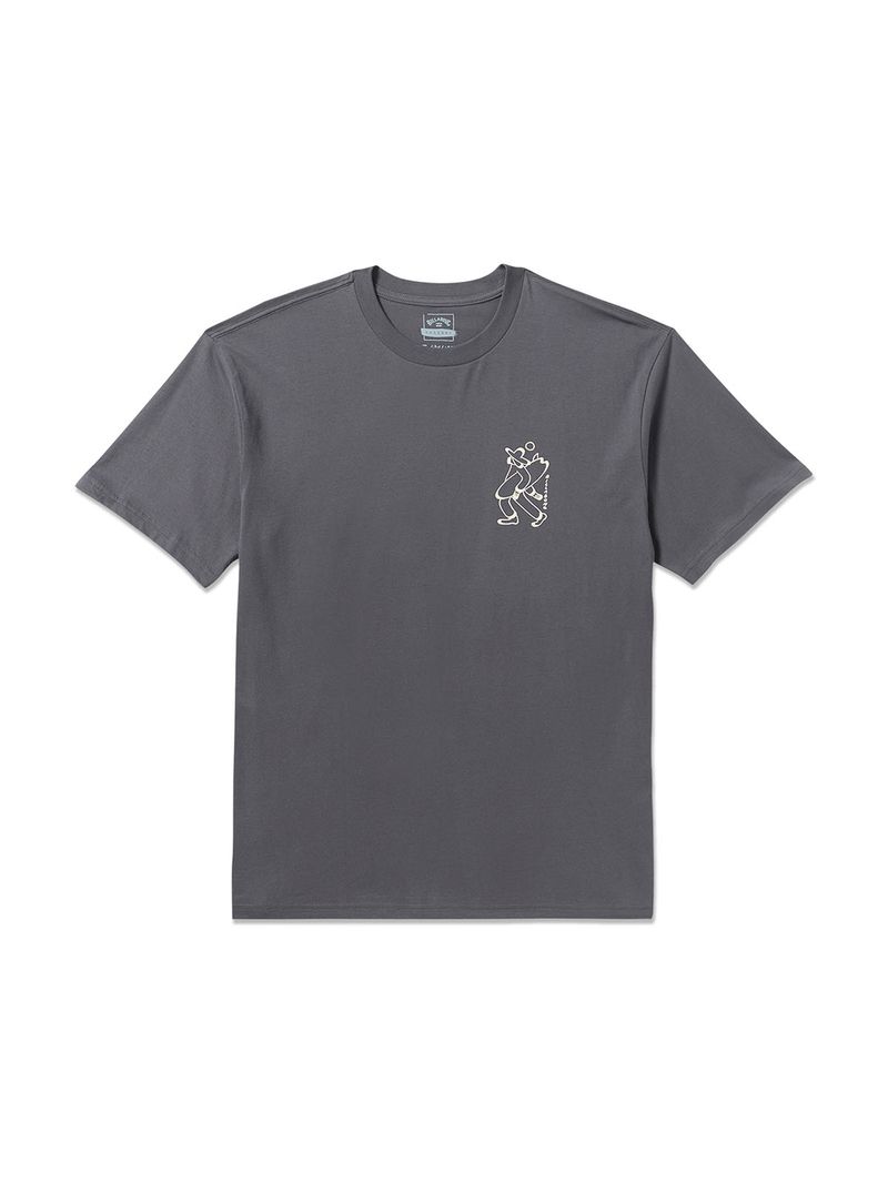 Polera m/c Hombre Up the beach Gris Billabong