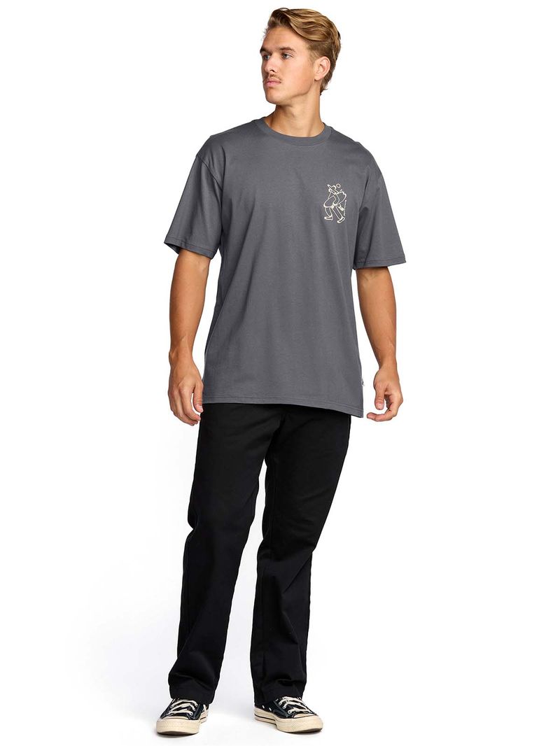 Polera m/c Hombre Up the beach Gris Billabong