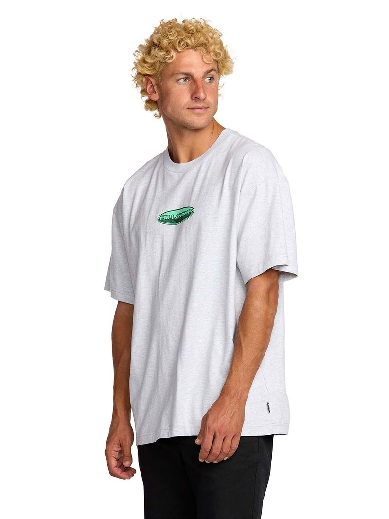 Polera m/c Hombre Spec Gris Billabong